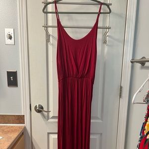 Crimson Red midi/maxi dress